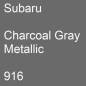 Preview: Subaru, Charcoal Gray Metallic, 916.